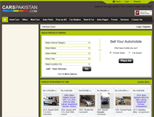 Tablet Screenshot of carspakistan.com
